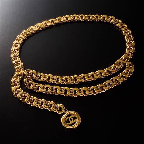 chanel chain belt